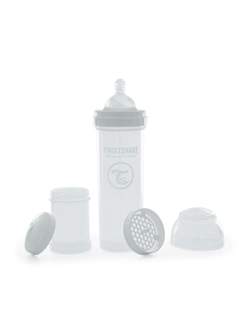 Twistshake μπιμπερό κατά των κολικών 330ml white 32-08-78018 - Twistshake