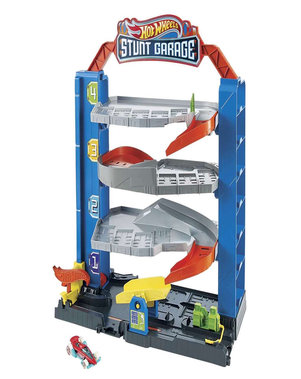 Mattel hot wheels city stunt γκαράζ play set gnl70 - Hot wheels