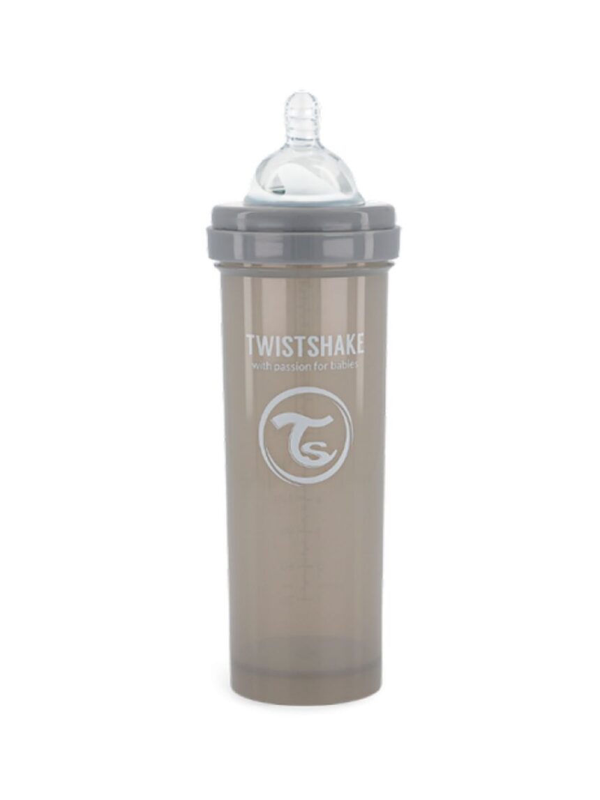 Twistshake μπιμπερό κατά των κολικών 330ml pastel grey 32-08-78266 - Twistshake