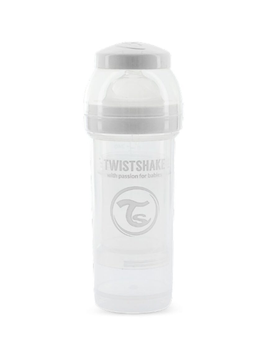 Twistshake μπιμπερό κατά των κολικών 260ml white 32-08-78012 - Twistshake