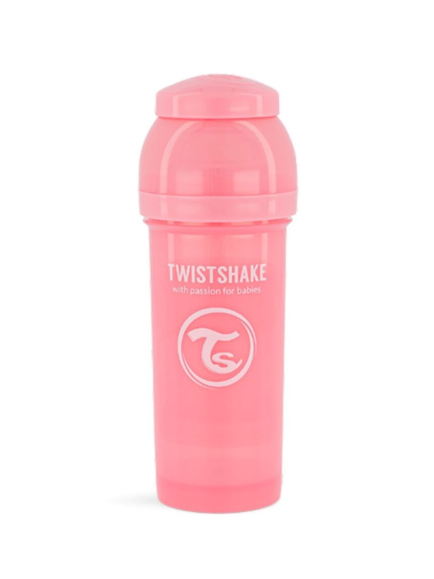 Twistshake μπιμπερό κατά των κολικών 260ml pastel pink 32-08-78255 - Twistshake