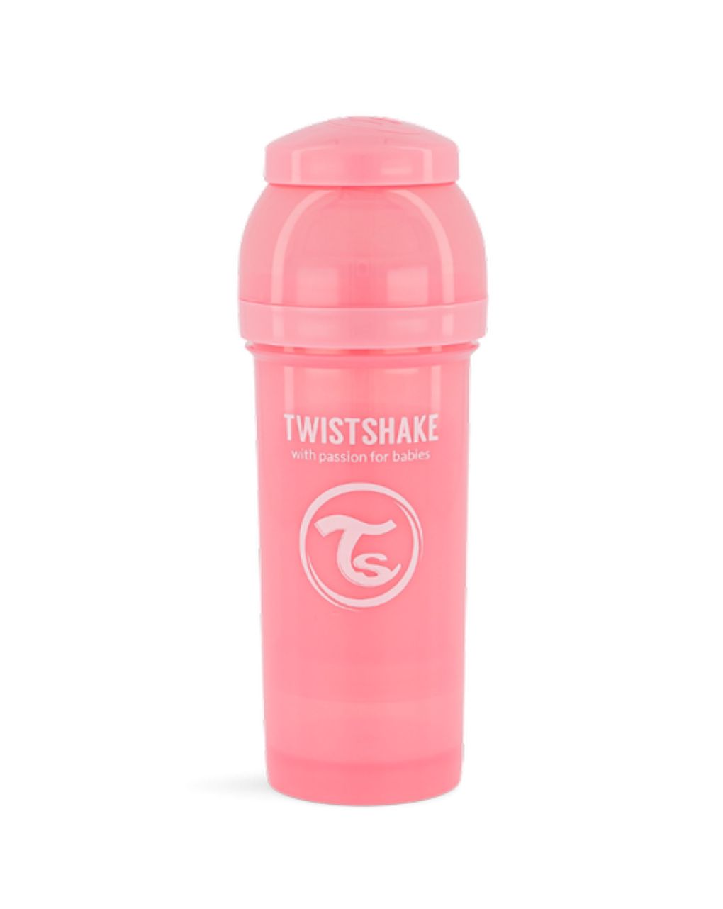 Twistshake μπιμπερό κατά των κολικών 260ml pastel pink 32-08-78255