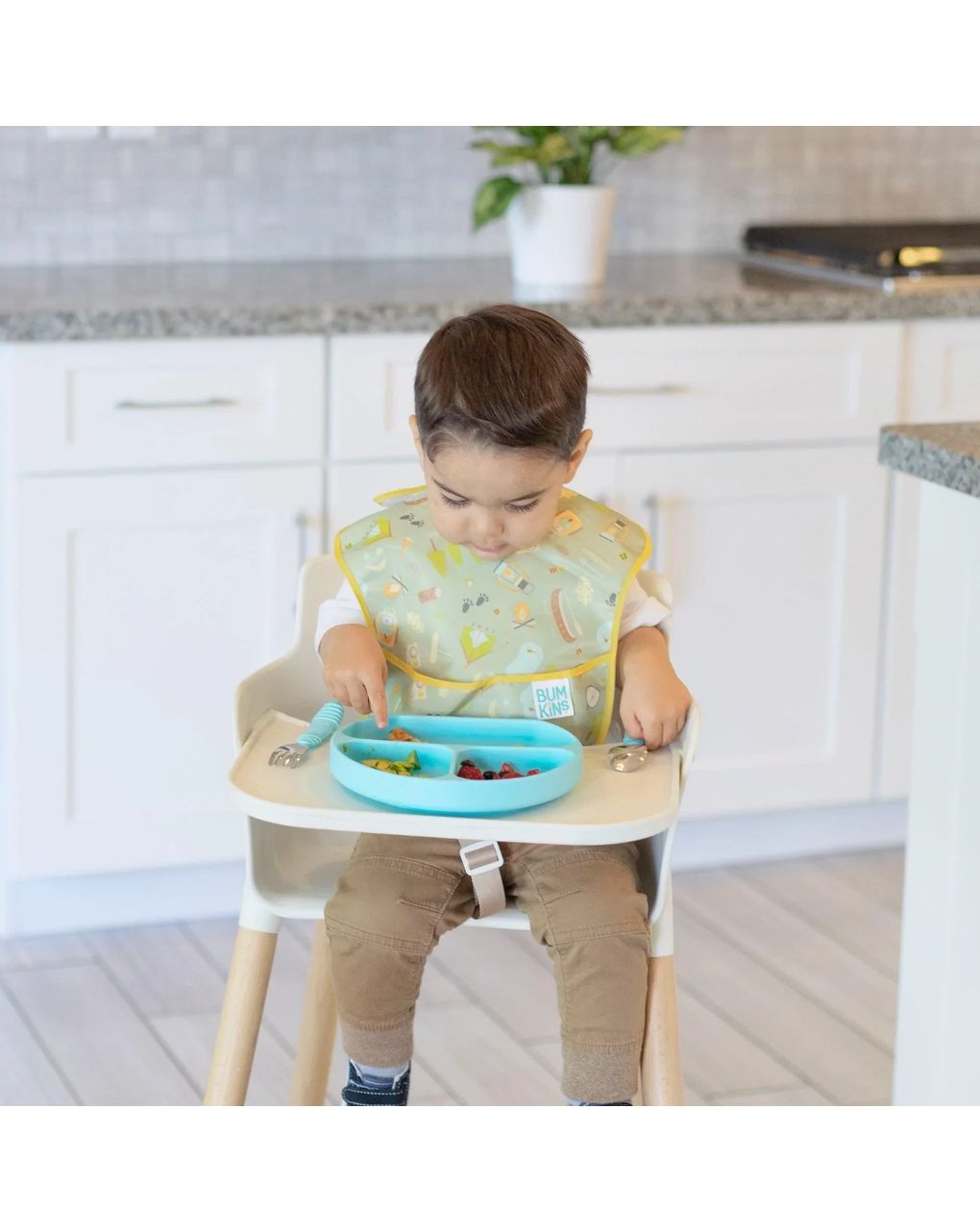 Bumkins αδιάβροχη σαλιάρα camping 6-24m 330363 - BUMKINS