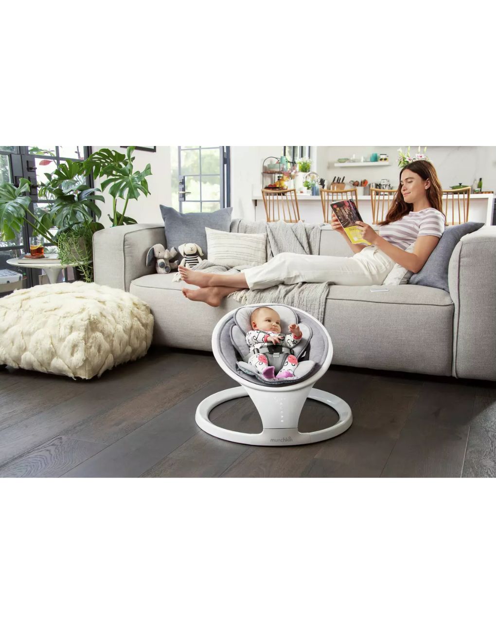 Munchkin ριλάξ baby swing 51821 - Munchkin