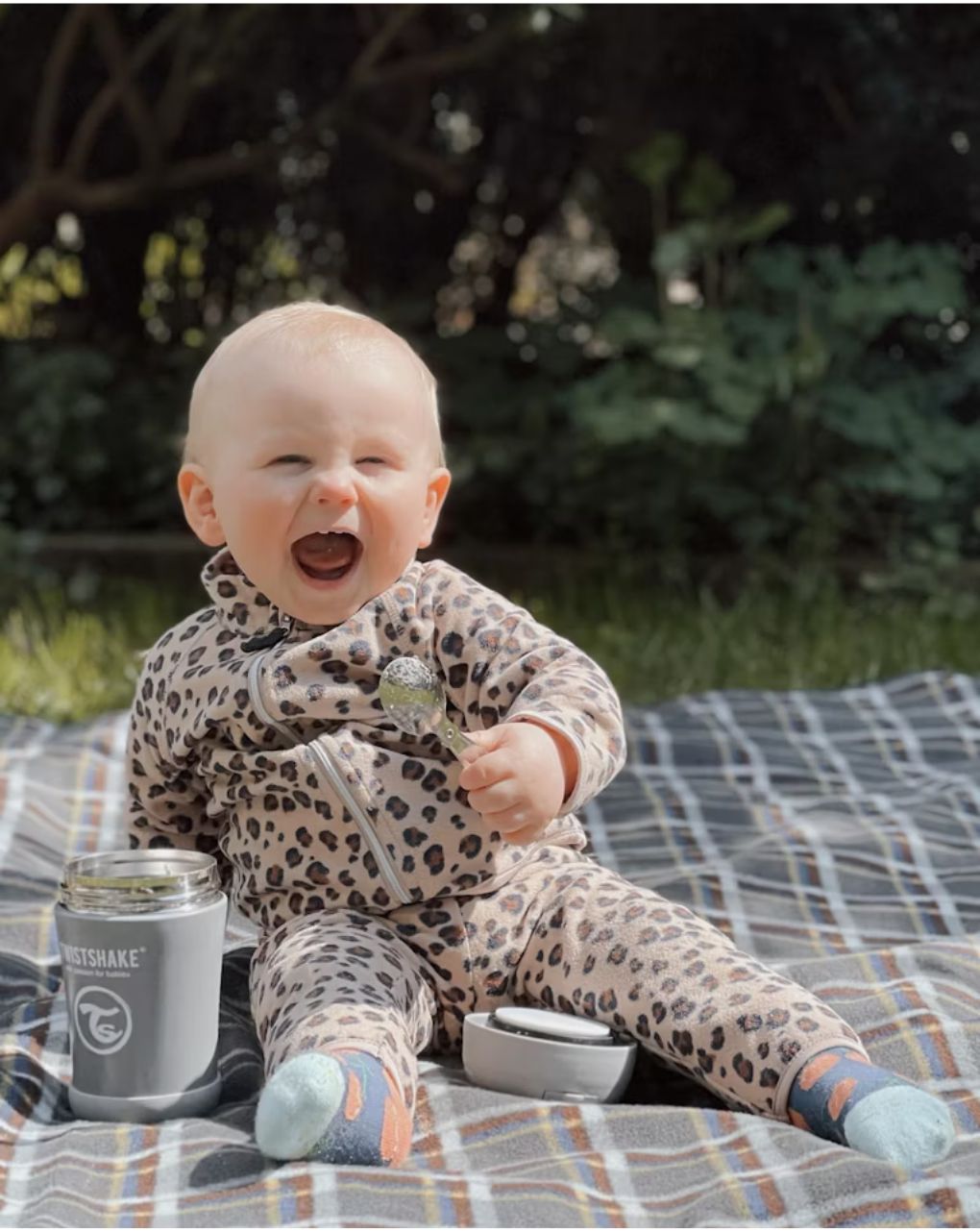 Twistshake ισοθερμικό δοχείο φαγητού 350ml pastel grey 32-08-78751 - Twistshake