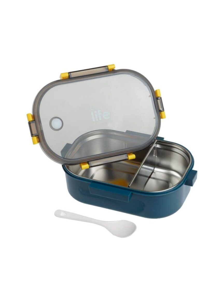 Ecolife ανοξείδωτο φαγητοδοχείο 900ml blue 33-bo-9069 - Ecolife