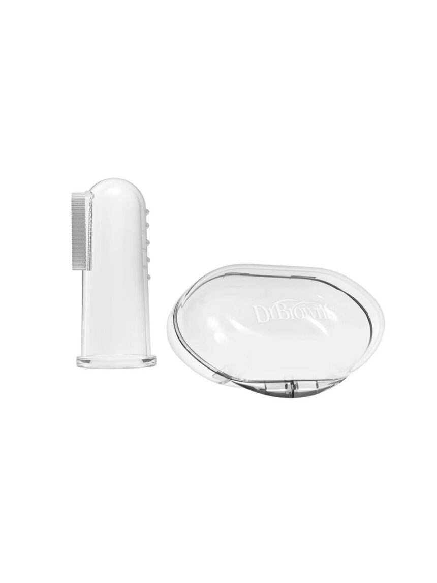 Dr. brown's βρεφική δακτυλική οδοντόβουρτσα σιλικόνης 3m+ 112.70.1hc.248 - Dr Browns