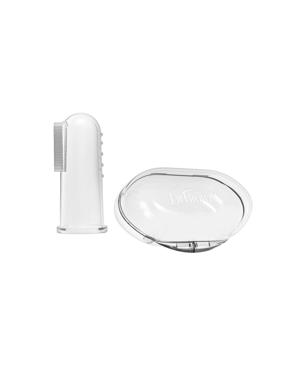 Dr. brown's βρεφική δακτυλική οδοντόβουρτσα σιλικόνης 3m+ 112.70.1hc.248