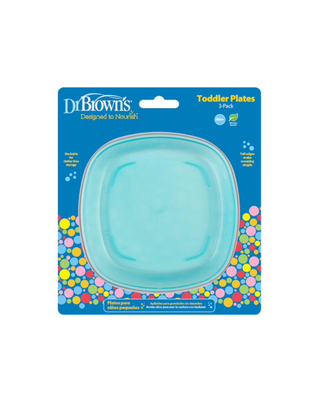 Dr. brown’s πιάτα ρηχά 3τμχ 4m+ 112.70.1hc.341 - Dr Browns