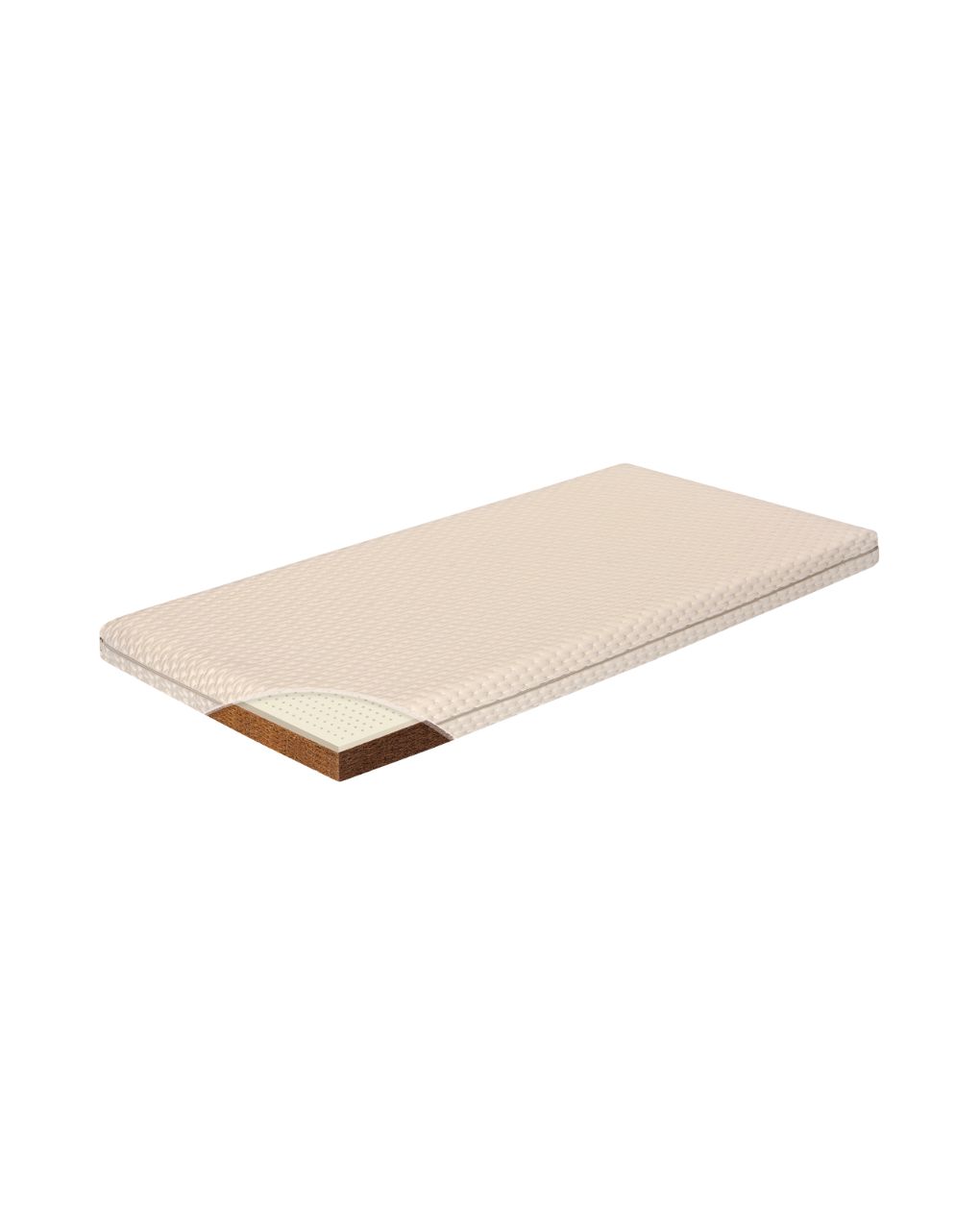 Greco strom βρεφικό στρώμα ερατώ κοκοφοίνικας latex με ύφασμα από οργανικό βαμβάκι έως 80x160cm vre.era.org.002 - Greco Strom