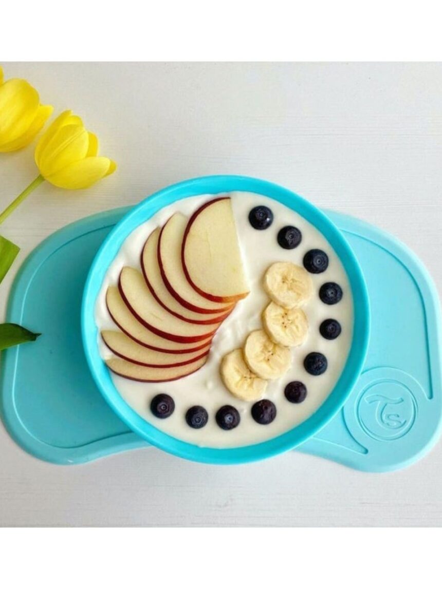 Twistshake σουπλά click-mat mini & πιάτο 6m+ pastel blue 32-08-78440 - Twistshake