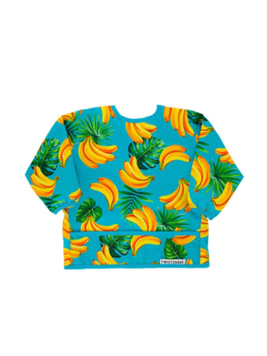 Twistshake μακρυμάνικη σαλιάρα banana 32-08-78511 - Twistshake
