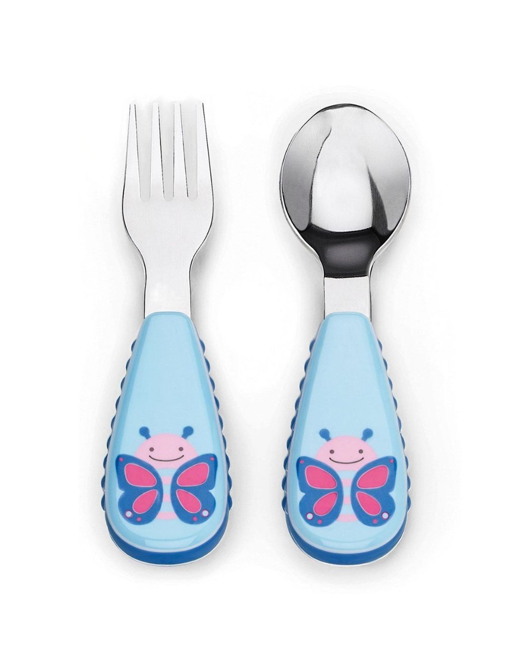 Skip hop zoo utensil σετ κουτάλι & πιρούνι butterfly 29-2903004-05 - SKIP HOP