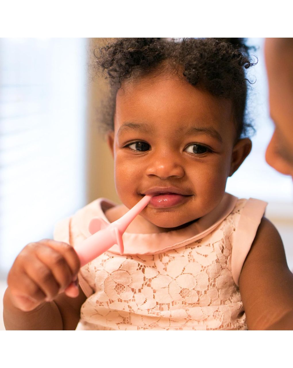 Dr. brown’s οδοντόβουρτσα ελεφαντάκι 0-3 ετών ροζ 112.70.1hc.183 - Dr Browns