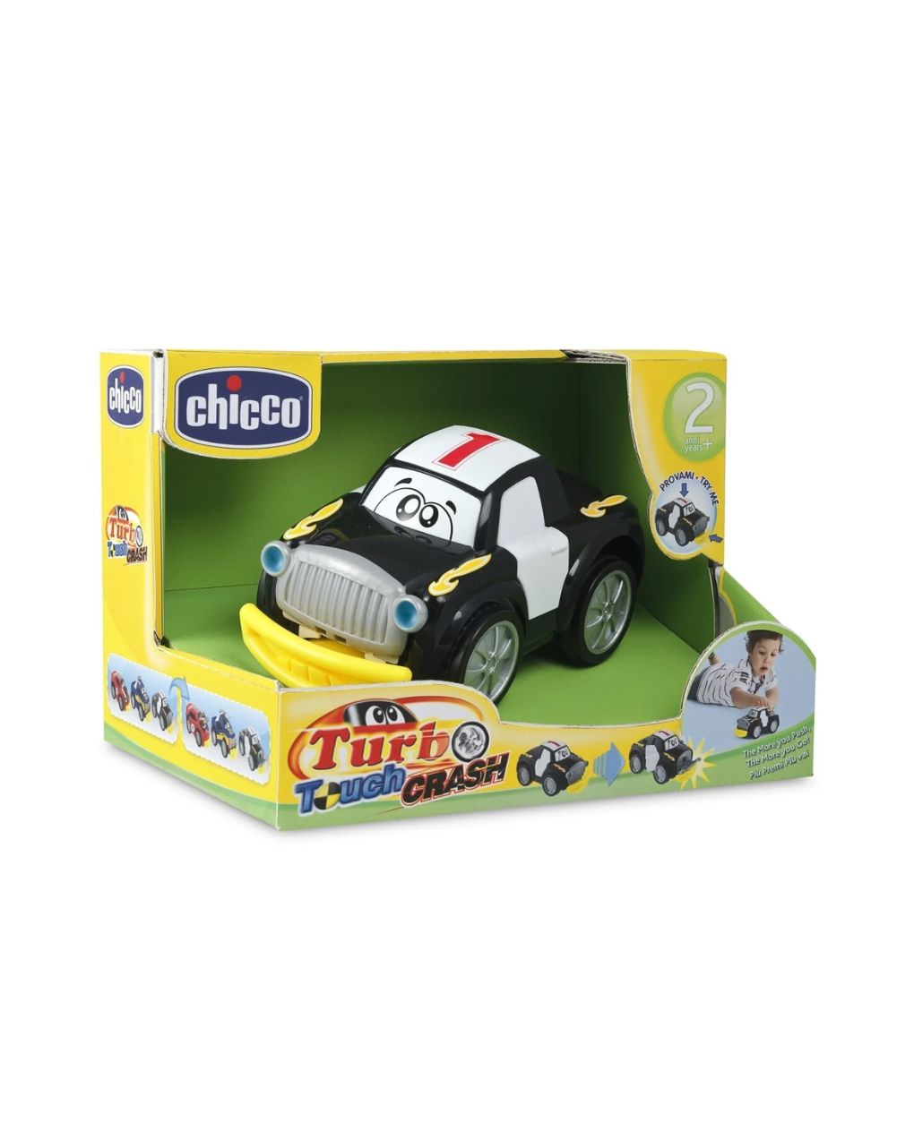 Chicco αυτοκινητάκι turbo touch crash black z02-06721-00