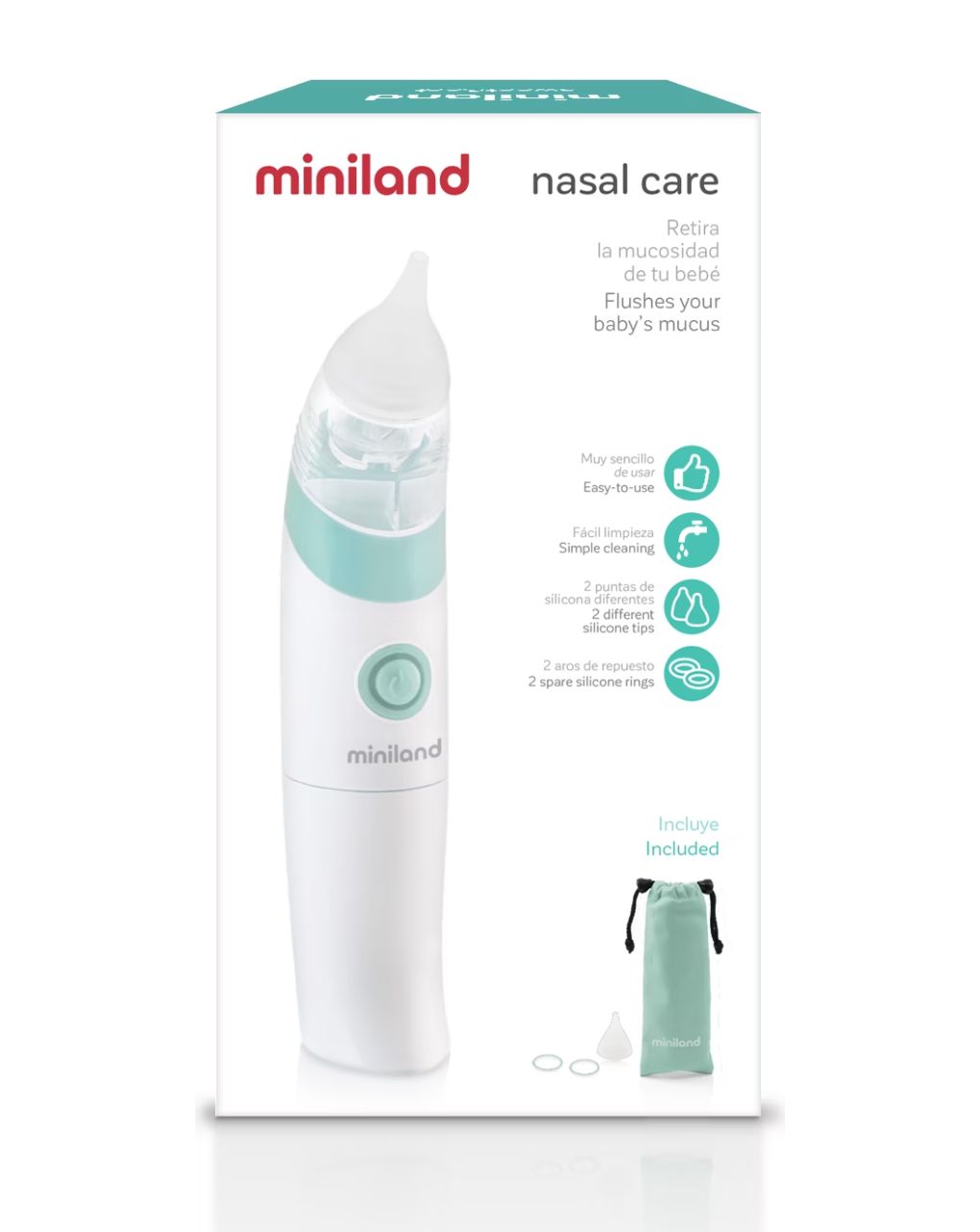 Miniland ηλεκτρικός αποφρακτήρας μύτης nasal care ml89058 - Miniland