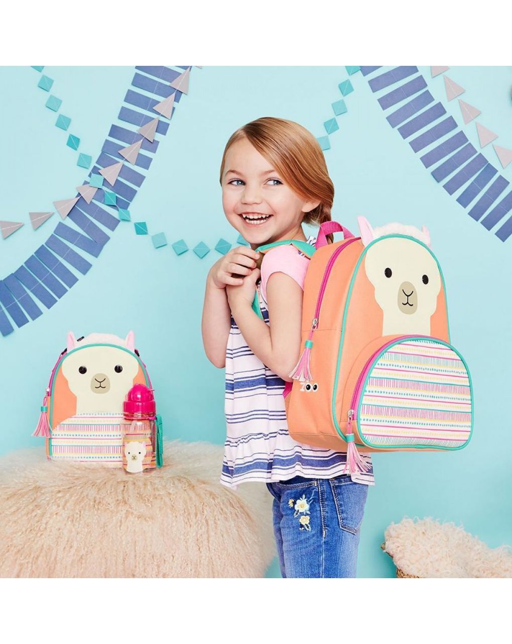 Skip hop zoo παιδική τσάντα πλάτης llama 29-2902001-28 - SKIP HOP