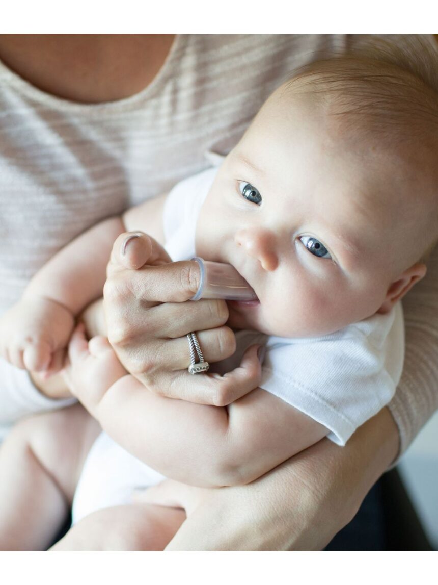 Dr. brown's βρεφική δακτυλική οδοντόβουρτσα σιλικόνης 3m+ 112.70.1hc.248 - Dr Browns