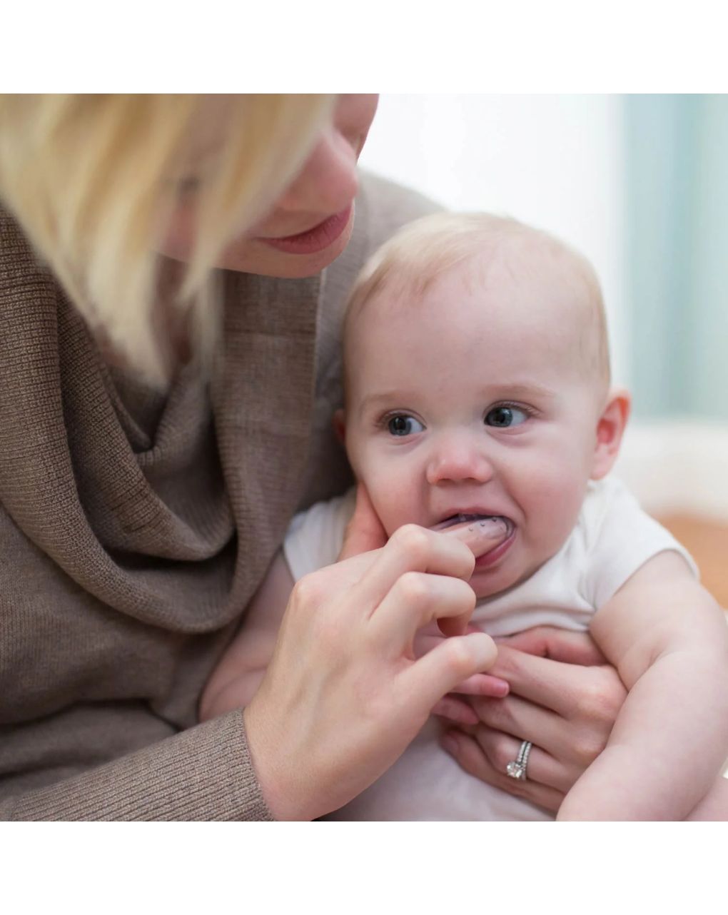 Dr. brown's βρεφική δακτυλική οδοντόβουρτσα σιλικόνης 3m+ 112.70.1hc.248 - Dr Browns