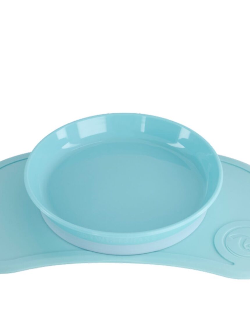 Twistshake σουπλά click-mat mini & πιάτο 6m+ pastel blue 32-08-78440 - Twistshake