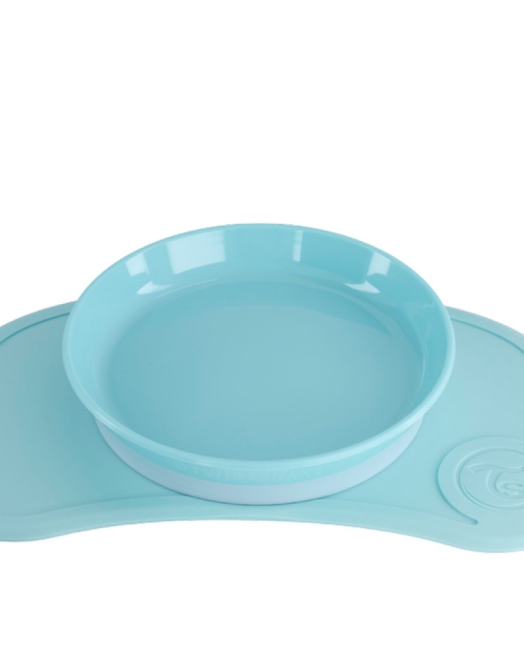 Twistshake σουπλά click-mat mini & πιάτο 6m+ pastel blue 32-08-78440 - Twistshake