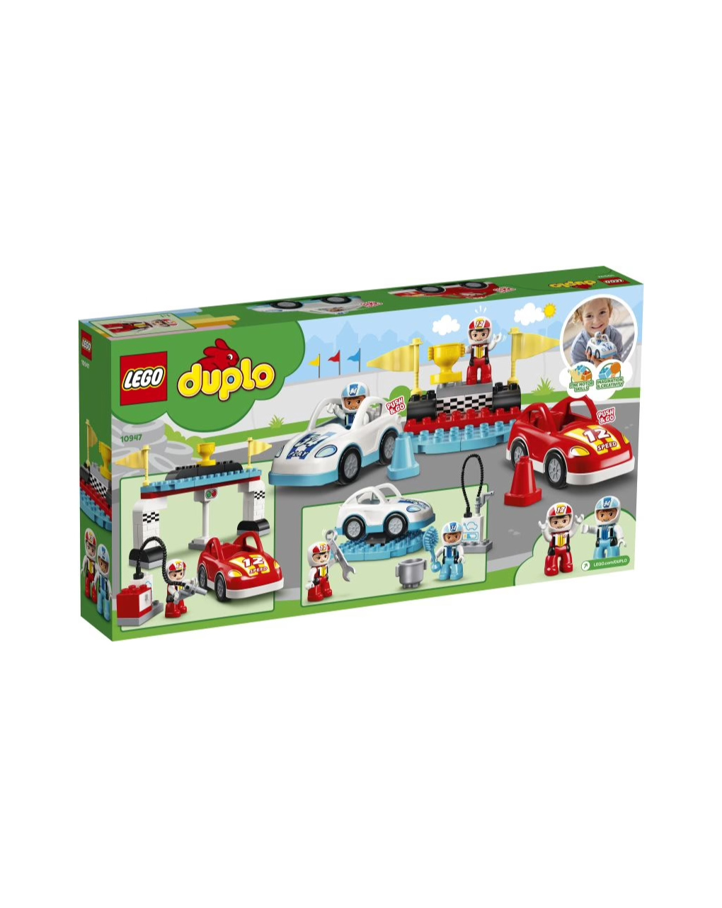 Lego duplo town αγωνιστικά αυτοκίνητα 10947 - Lego, LEGO DUPLO