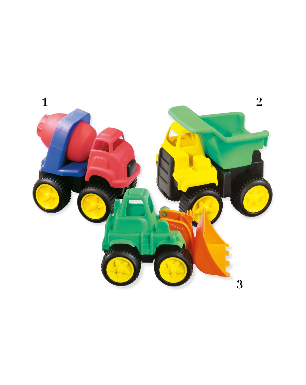 Baby smile οχηματάκια φορτηγά (3 σχέδια) rdf51067 - Baby Smile