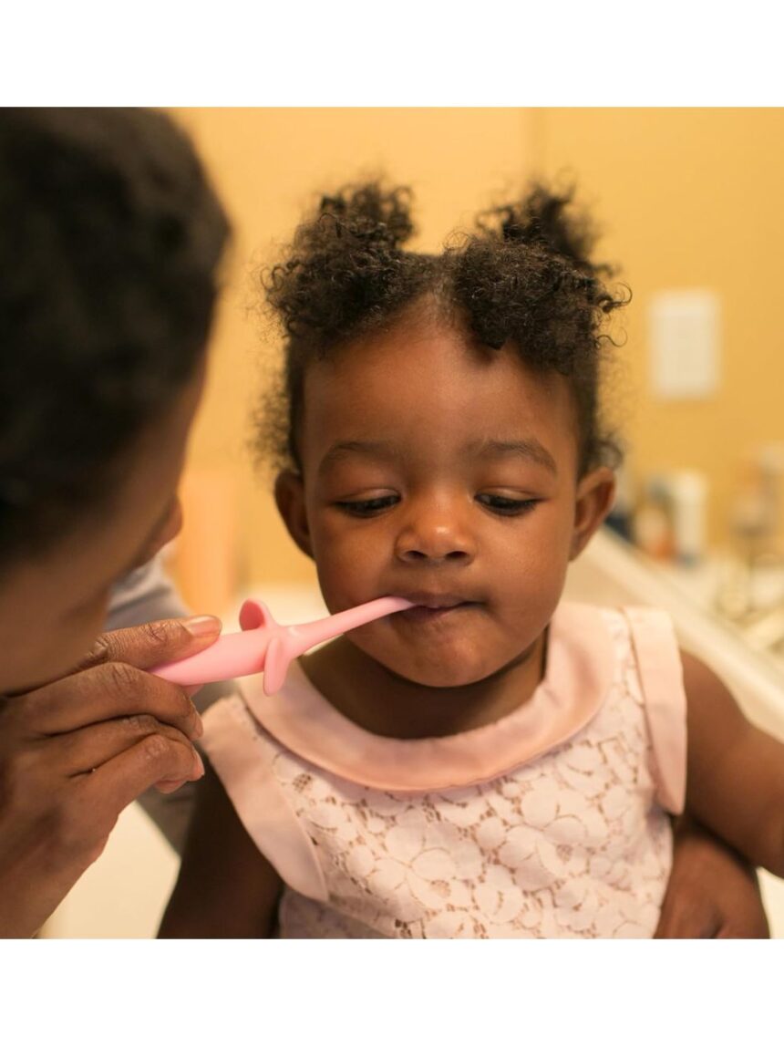 Dr. brown’s οδοντόβουρτσα ελεφαντάκι 0-3 ετών ροζ 112.70.1hc.183 - Dr Browns