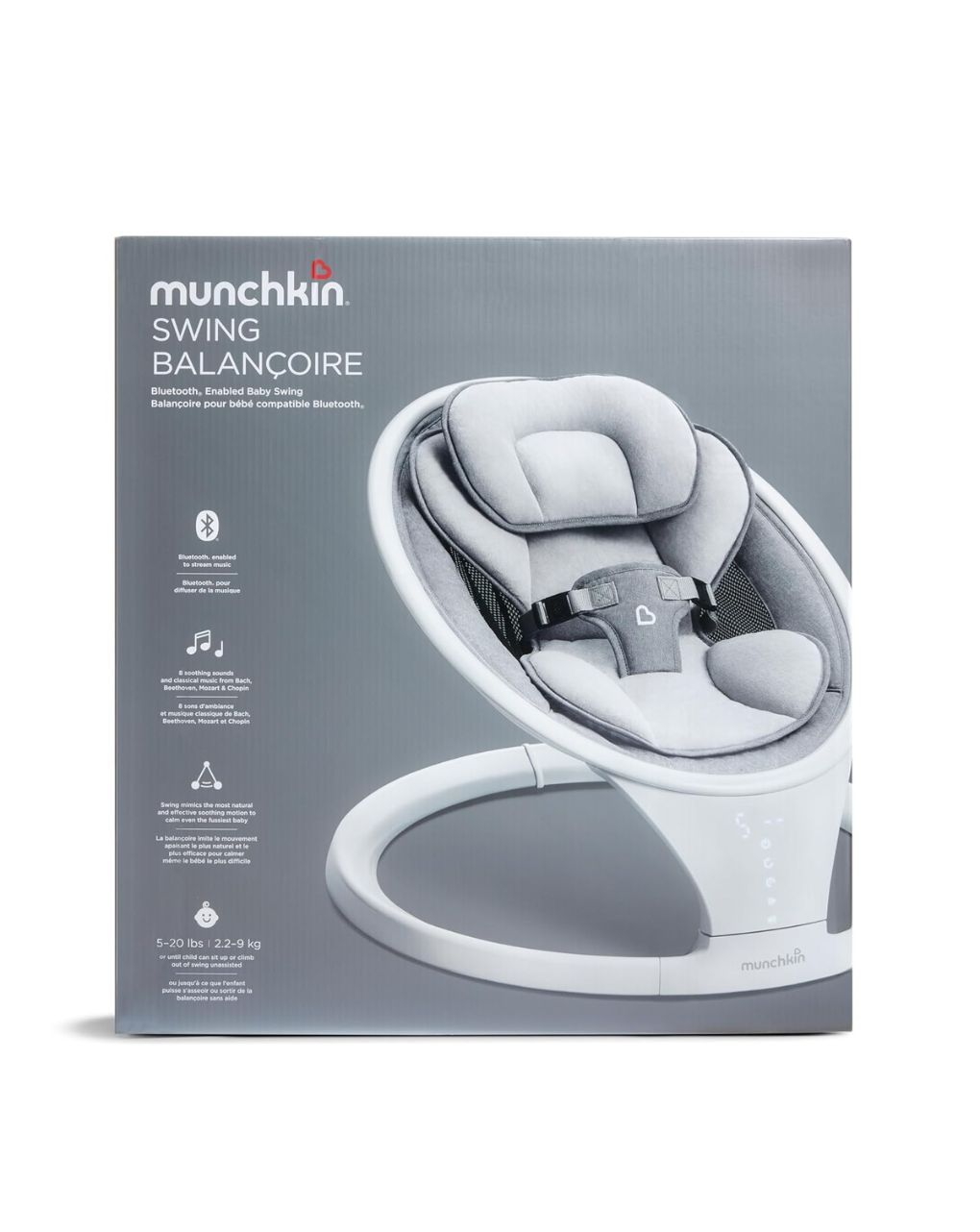 Munchkin ριλάξ baby swing 51821 - Munchkin