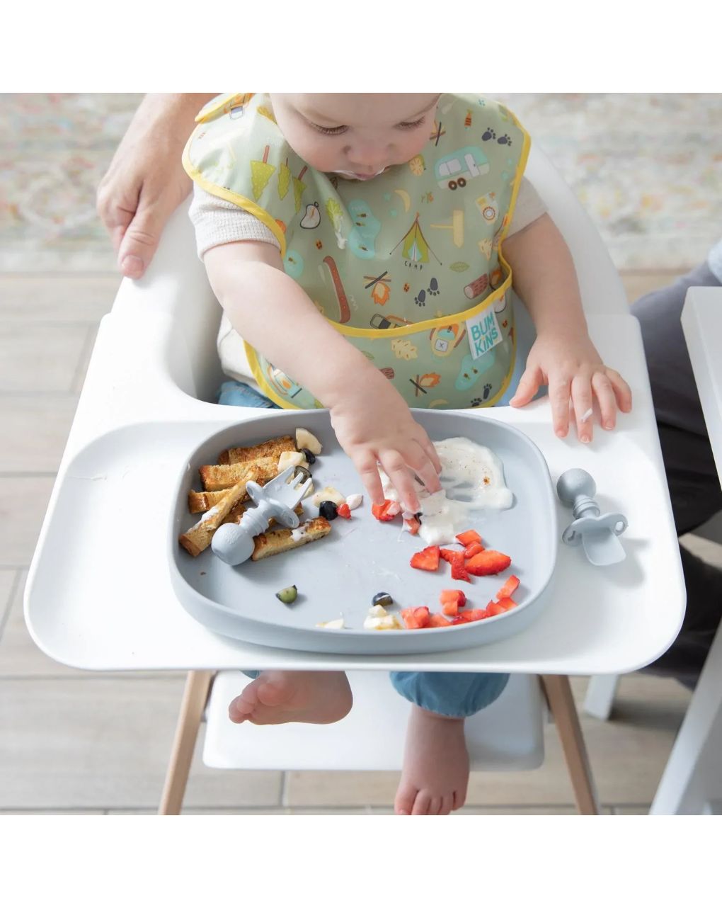 Bumkins αδιάβροχη σαλιάρα camping 6-24m 330363 - BUMKINS