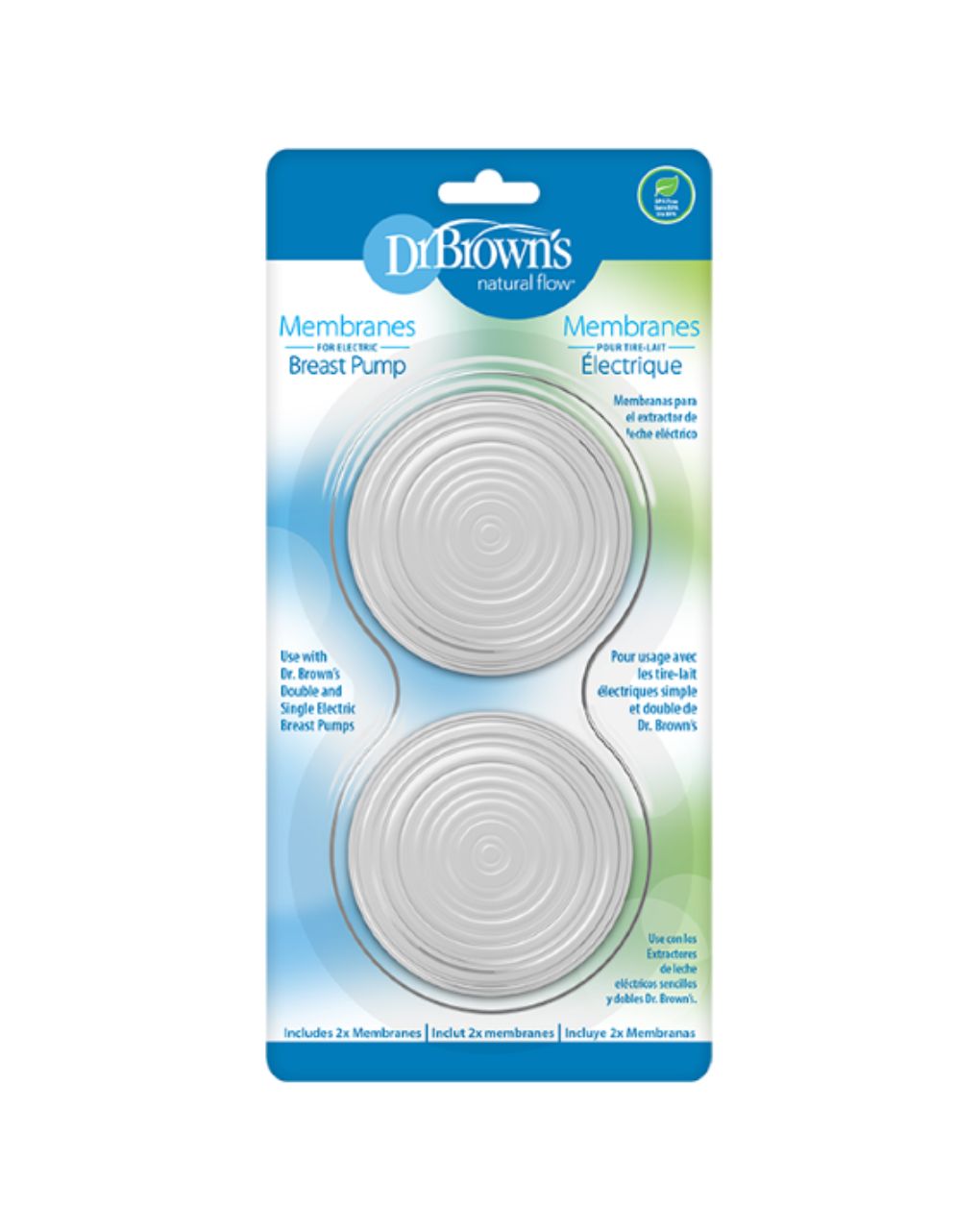 Dr. brown’s ανταλλακτικές μεμβράνες σιλικόνης για βαλβίδα ηλεκτρικού θηλάστρου 112.70.1hc.324 - Dr Browns