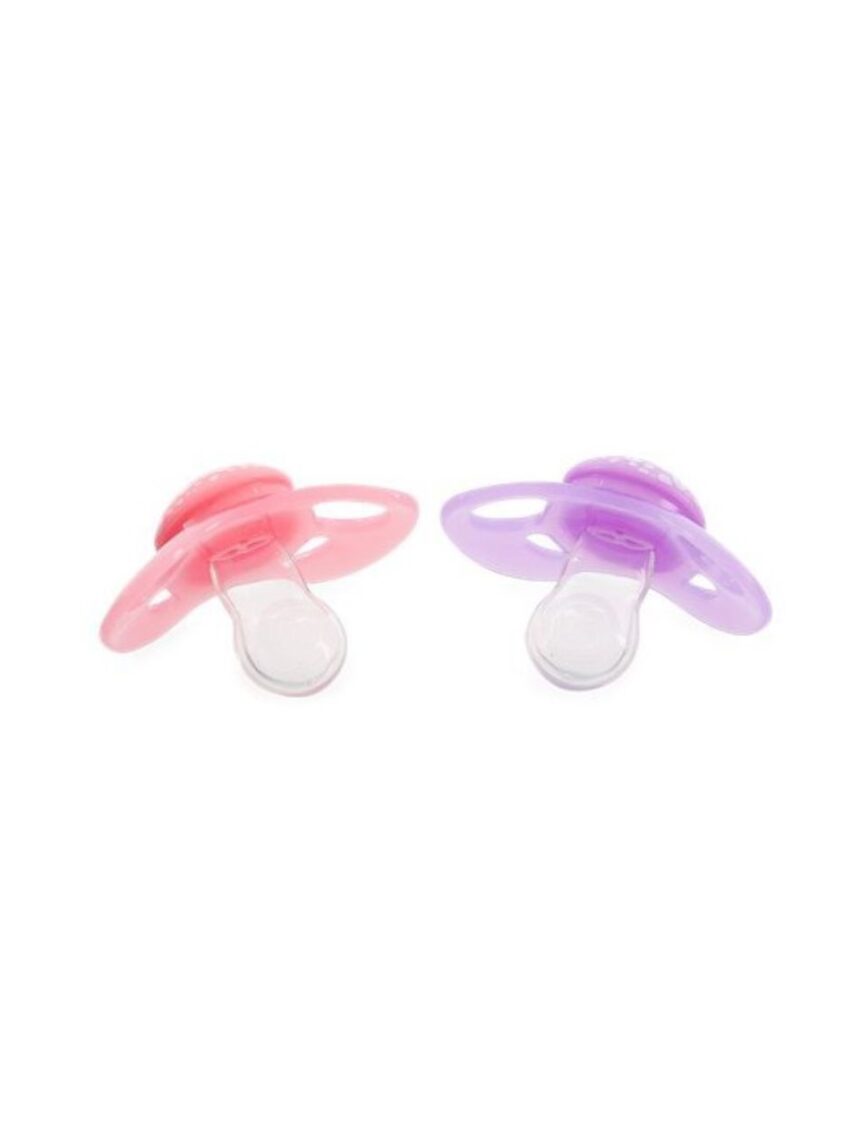 Twistshake σετ 2 πιπίλες 0-6m pastel pink purple 32-08-78286 - Twistshake