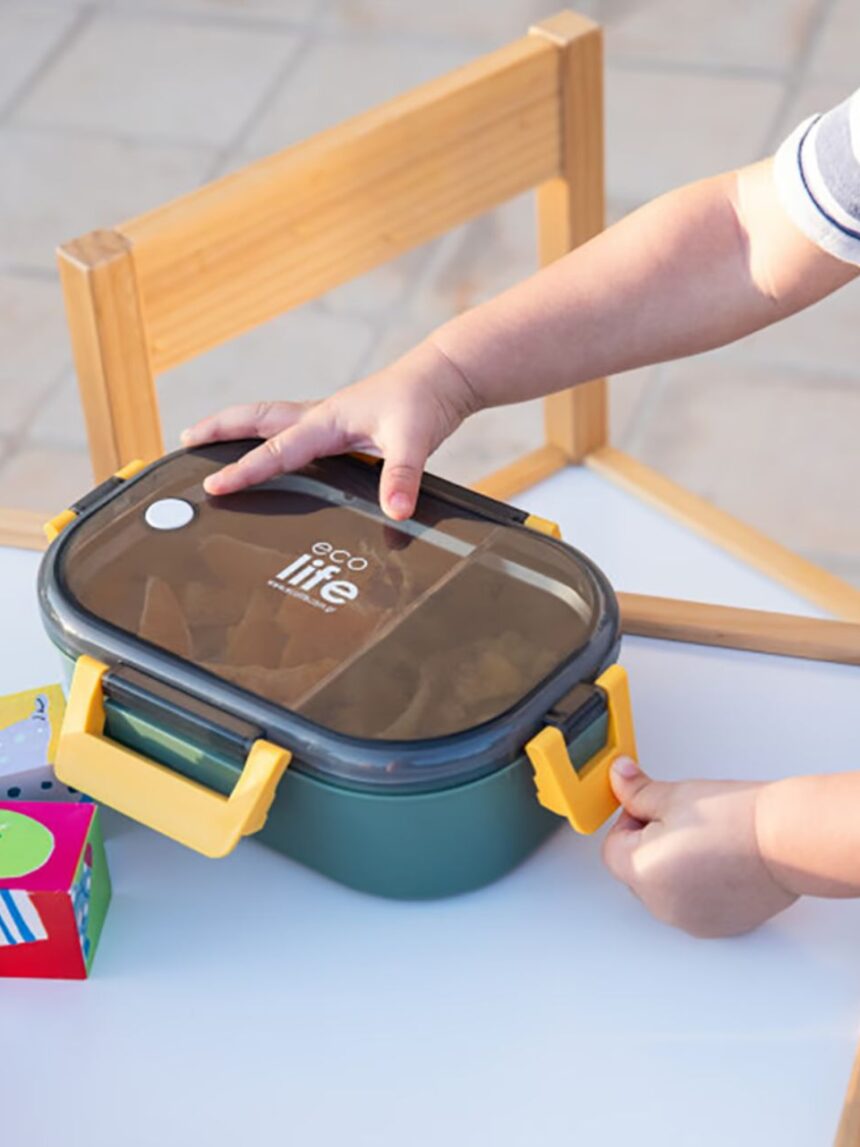 Ecolife ανοξείδωτο φαγητοδοχείο 900ml blue 33-bo-9069 - Ecolife