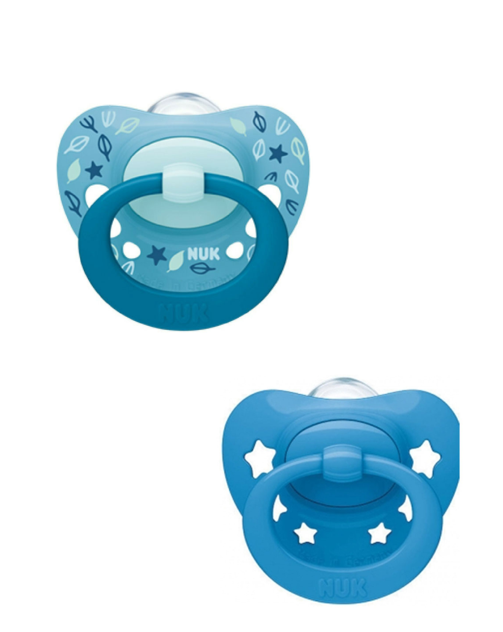 Nuk πιπίλα σιλικόνης signature 6-18 μηνών 1 τεμ (2 σχέδια) - Nuk