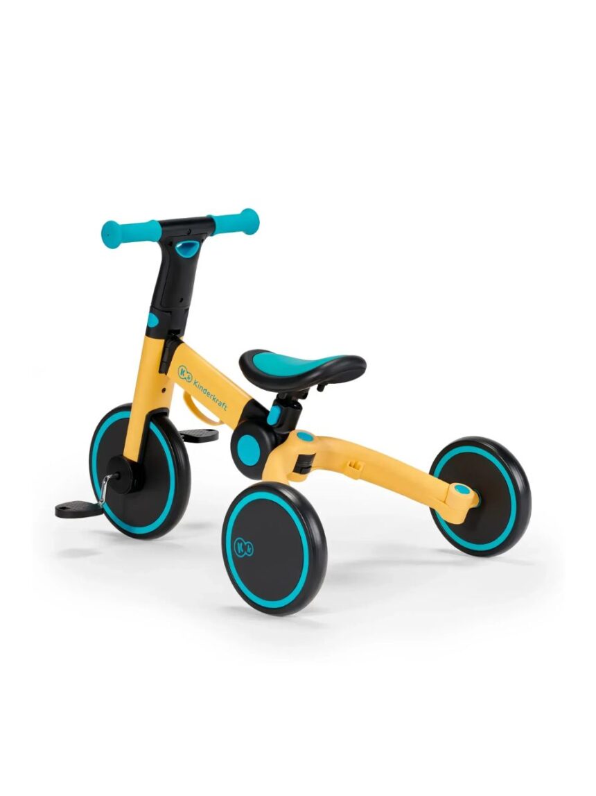 Kinderkraft πτυσόμενο τρίκυκλο ποδήλατο 4trike primrose yellow kr4tri00yel0000 - Kinderkraft