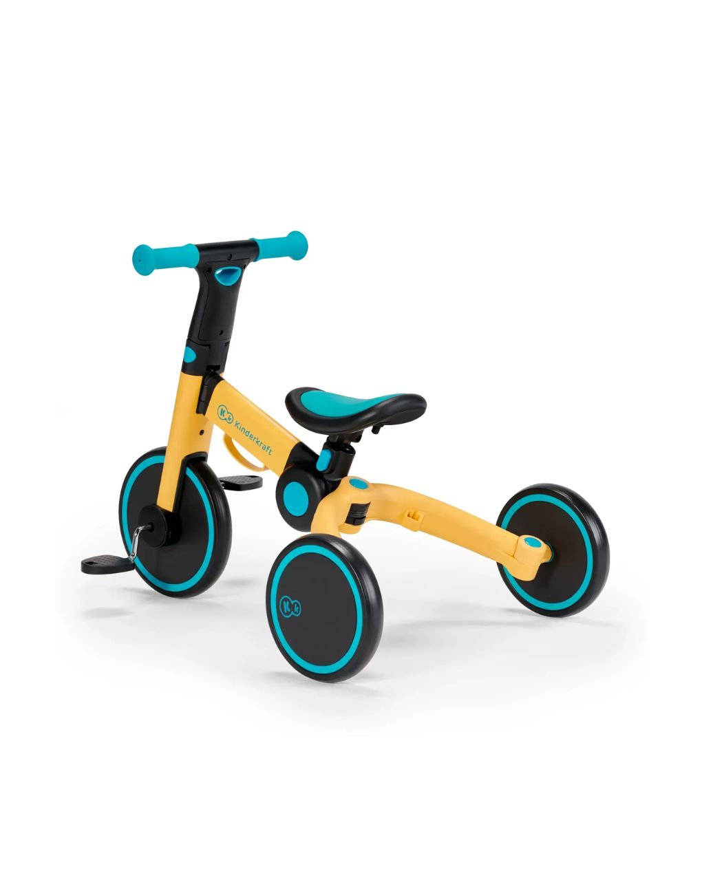 Kinderkraft πτυσόμενο τρίκυκλο ποδήλατο 4trike primrose yellow kr4tri00yel0000 - Kinderkraft