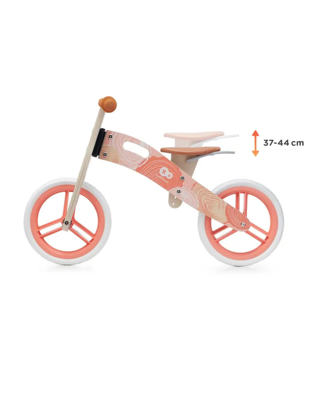 Kinderkraft ξύλινο ποδήλατο ισορροπίας runner nature coral - Kinderkraft