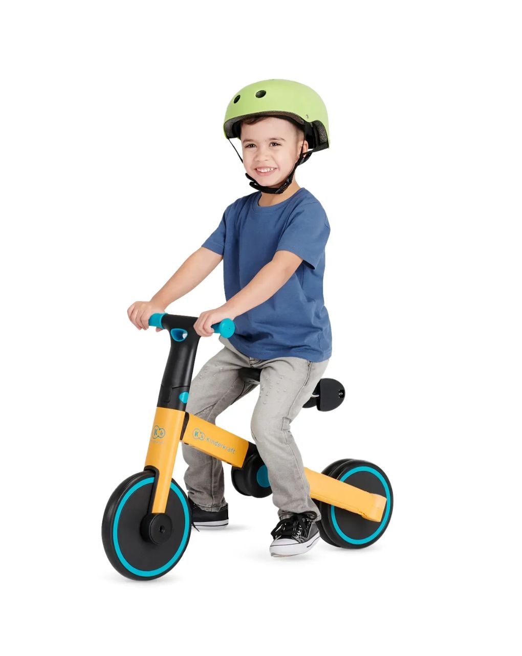 Kinderkraft πτυσόμενο τρίκυκλο ποδήλατο 4trike primrose yellow kr4tri00yel0000 - Kinderkraft