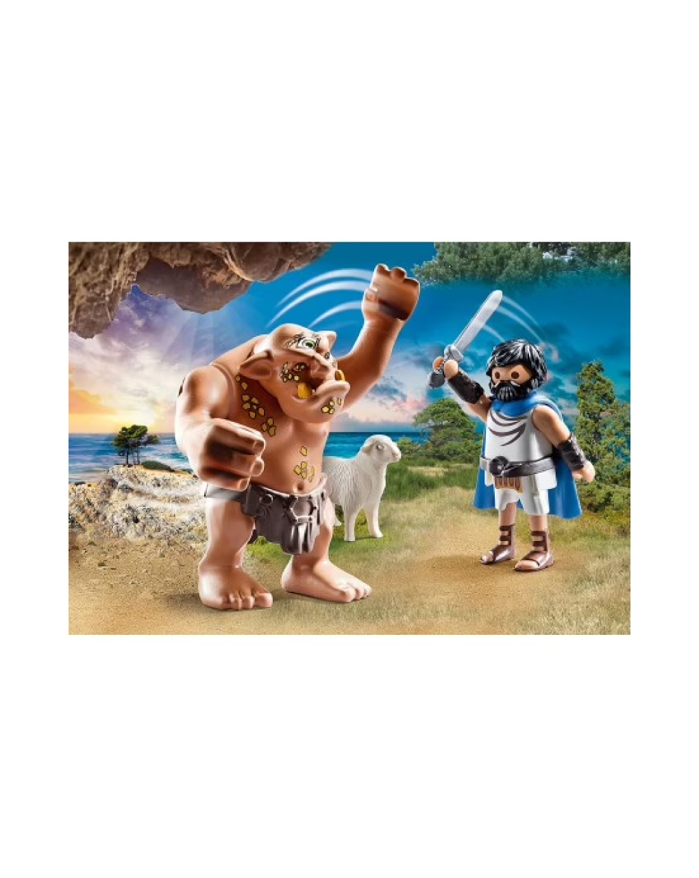 Playmobil history ο οδυσσέας και ο κύκλωπας πολύφημος 70470 - Playmobil, Playmobil History