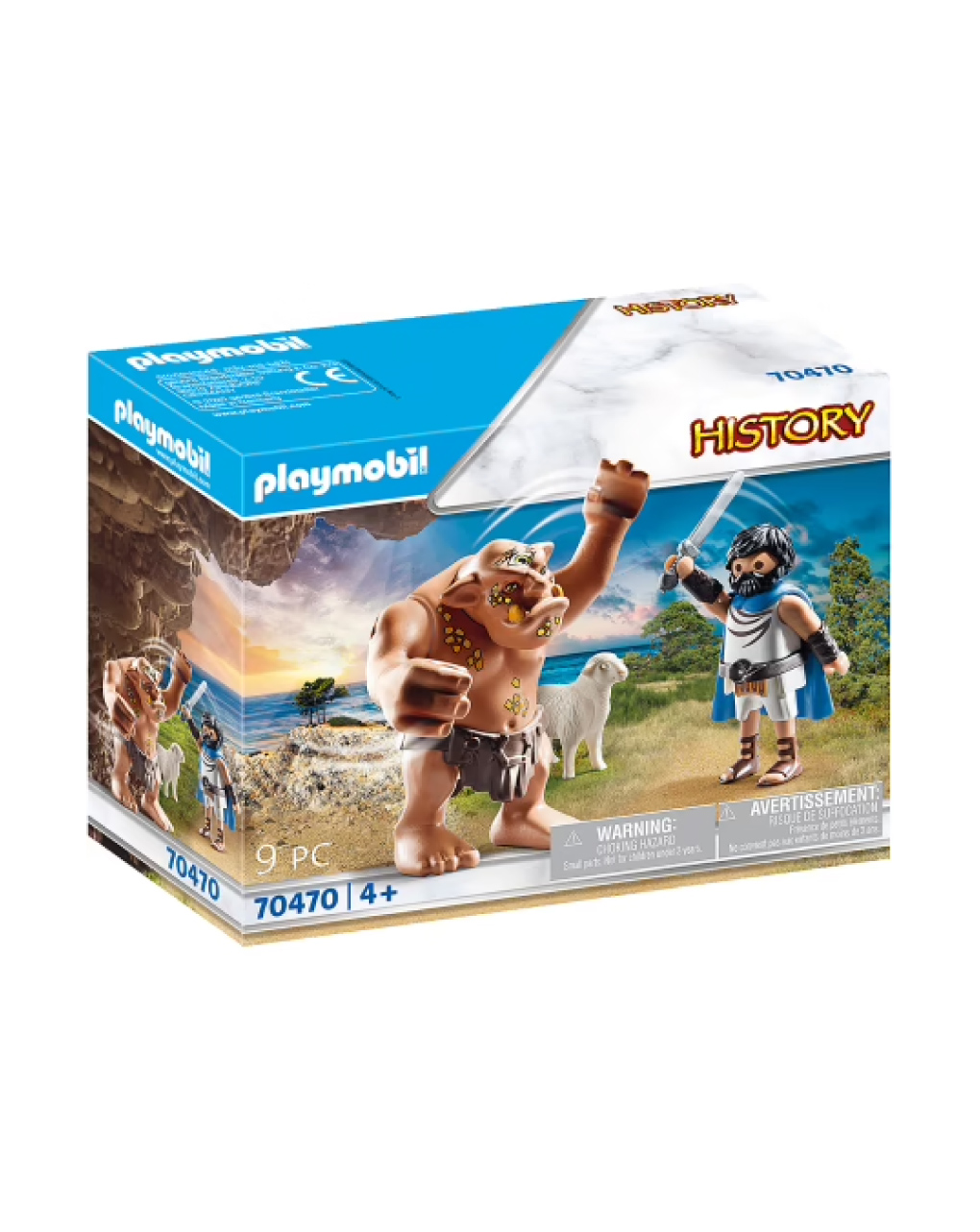 Playmobil history ο οδυσσέας και ο κύκλωπας πολύφημος 70470 - Playmobil, Playmobil History