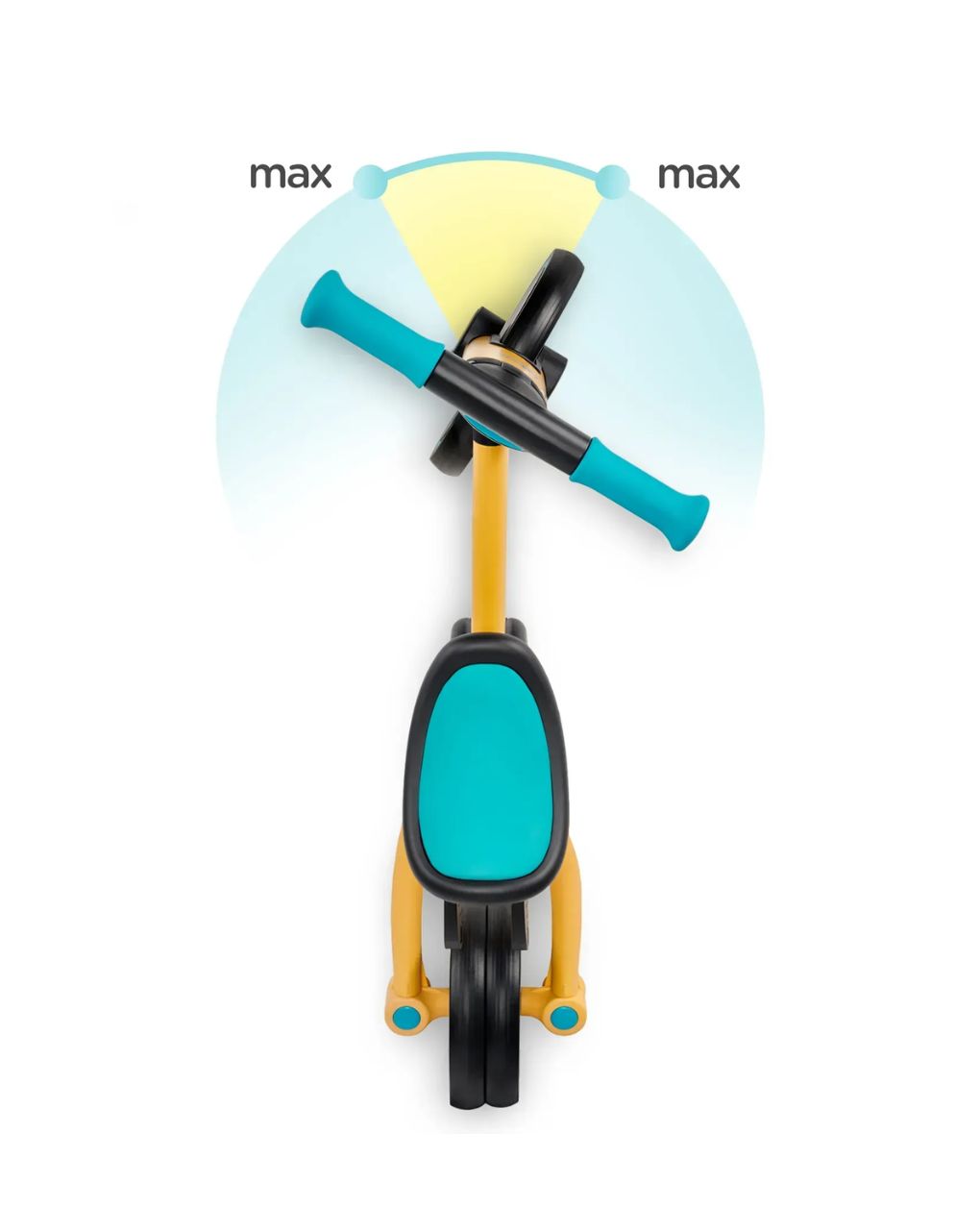 Kinderkraft πτυσόμενο τρίκυκλο ποδήλατο 4trike primrose yellow kr4tri00yel0000 - Kinderkraft