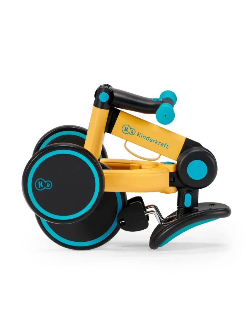 Kinderkraft πτυσόμενο τρίκυκλο ποδήλατο 4trike primrose yellow kr4tri00yel0000 - Kinderkraft