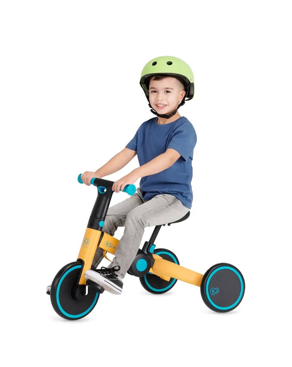 Kinderkraft πτυσόμενο τρίκυκλο ποδήλατο 4trike primrose yellow kr4tri00yel0000 - Kinderkraft