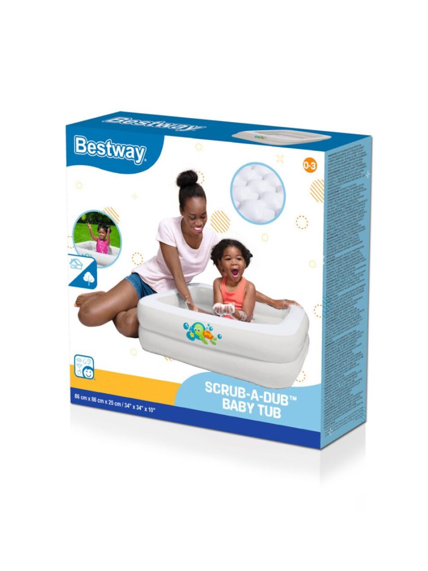 Bestway μπανιέρα με φουσκωτό δάπεδο bst51116b - Bestway