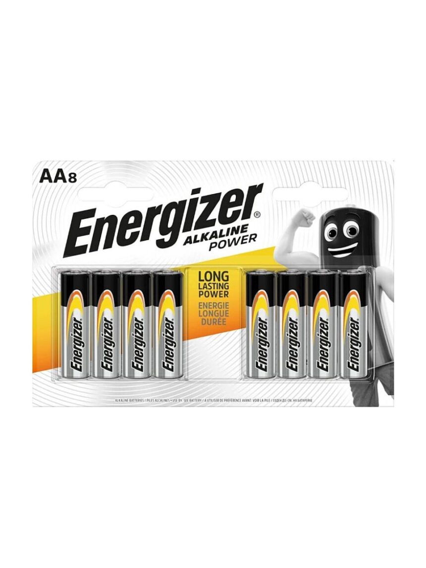 Energizer αλκαλικές μπαταρίες 8τμχ power aa bp8 f016611 - Energizer