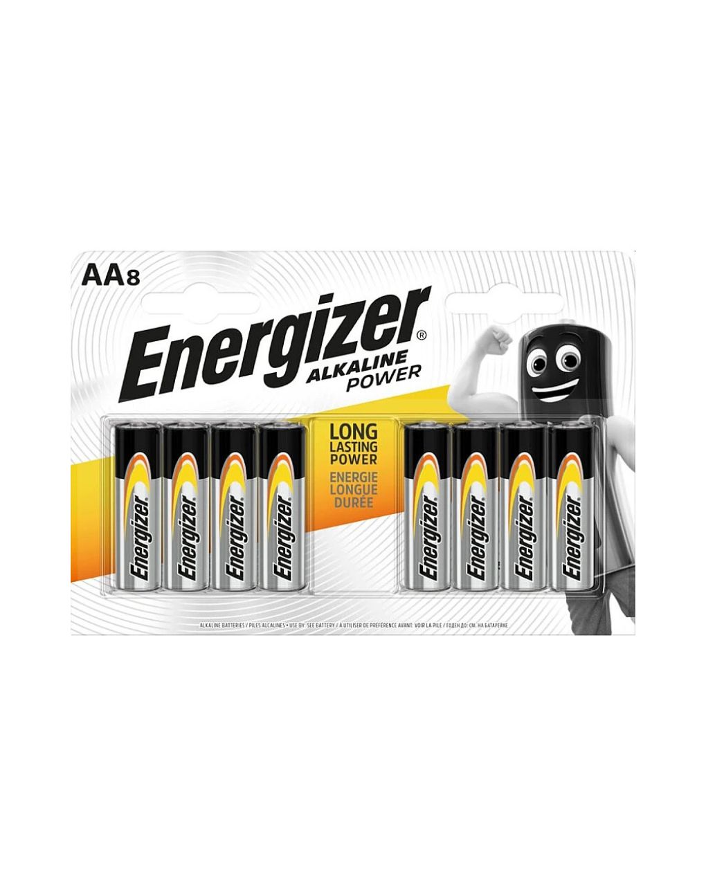 Energizer αλκαλικές μπαταρίες 8τμχ power aa bp8 f016611