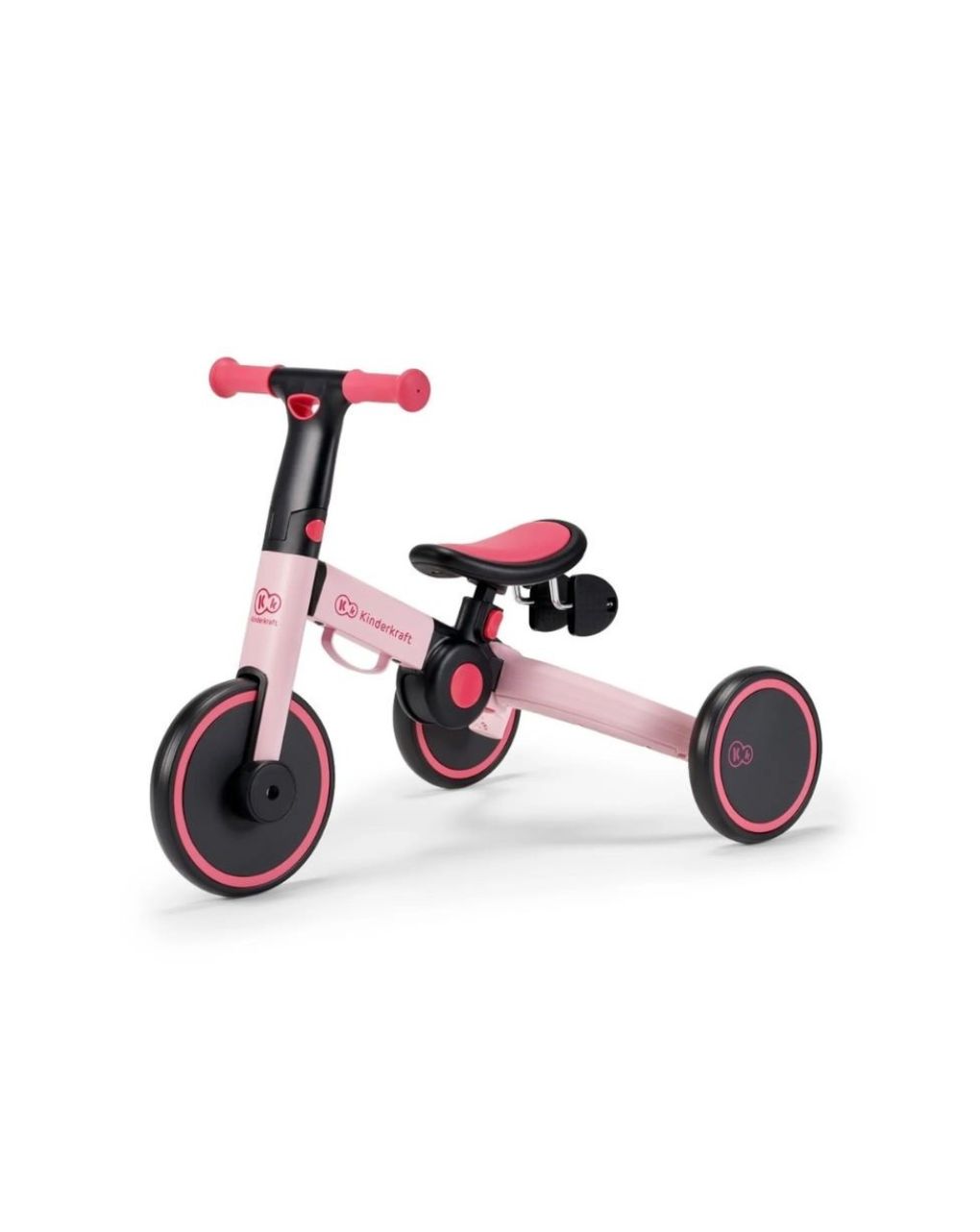 Kinderkraft πτυσόμενο τρίκυκλο ποδήλατο 4trike candy pink kr4tri00pnk0000 - Kinderkraft
