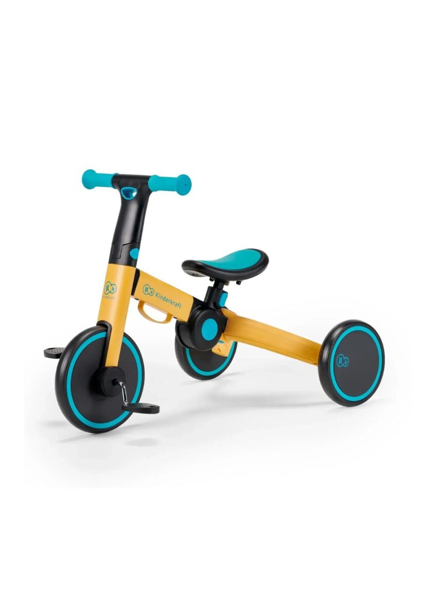 Kinderkraft πτυσόμενο τρίκυκλο ποδήλατο 4trike primrose yellow kr4tri00yel0000 - Kinderkraft