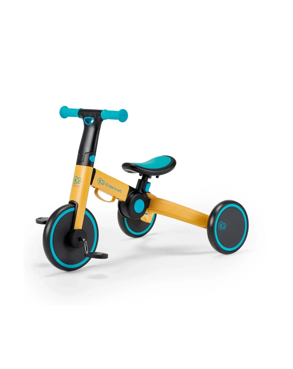 Kinderkraft πτυσόμενο τρίκυκλο ποδήλατο 4trike primrose yellow kr4tri00yel0000 - Kinderkraft