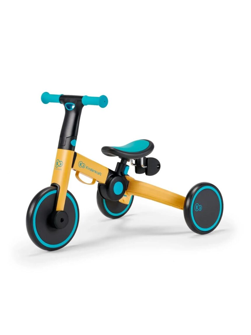 Kinderkraft πτυσόμενο τρίκυκλο ποδήλατο 4trike primrose yellow kr4tri00yel0000 - Kinderkraft